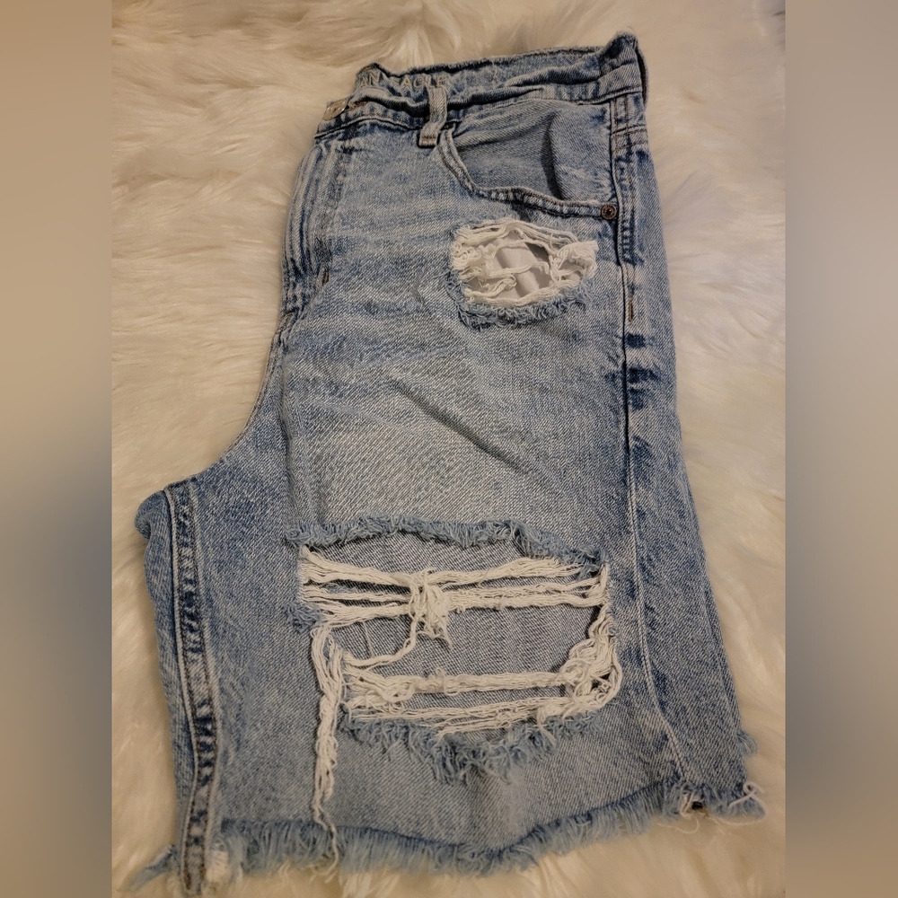 AE Low-Rise Denim Baggy Short